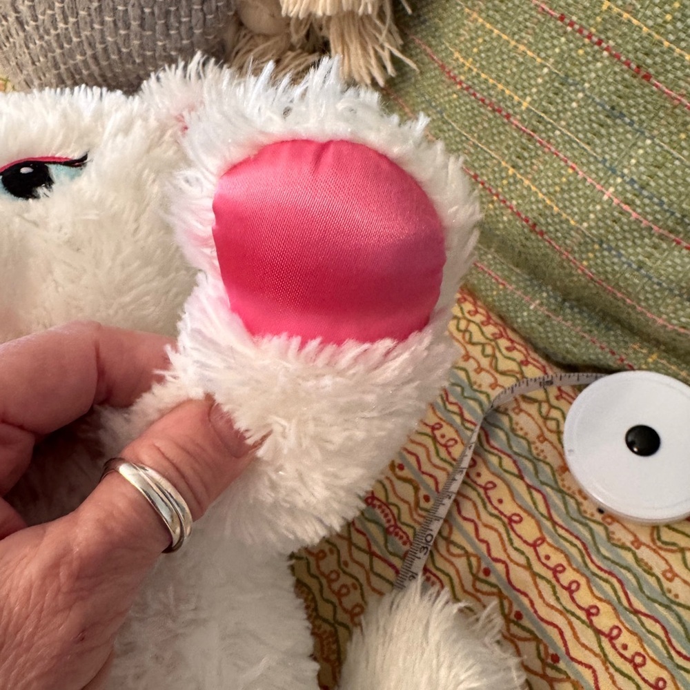 Build-A-Bear White and Pink Sassy Kitty Plush Toy - Picture 10 of 12